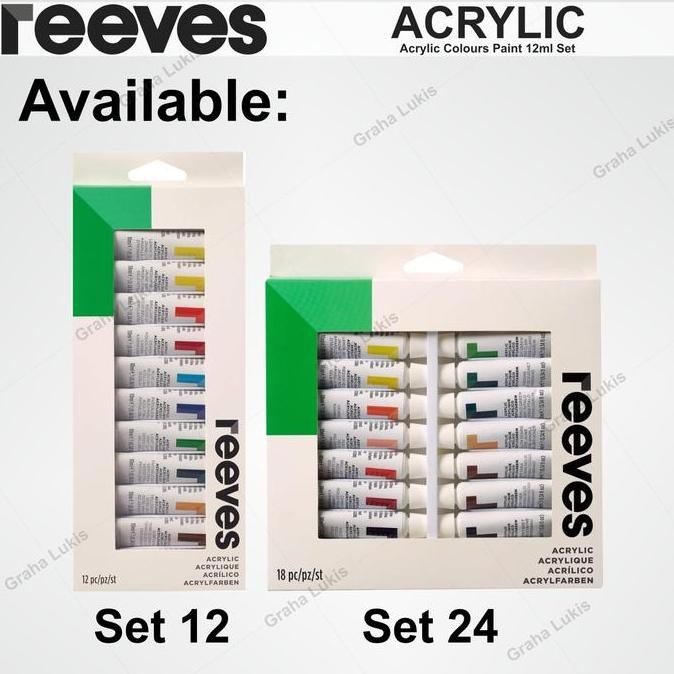 

ready Reeves Acrylic Colour Set 12