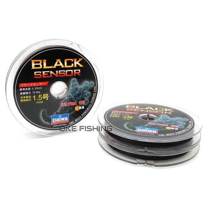 Tersedia Senar PE Daiwa BLACK SENSOR 100M