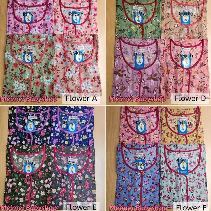 ready stock Daster Katun Pretty Girl / Daster Busui Bumil / Baju Tidur Wanita murah
