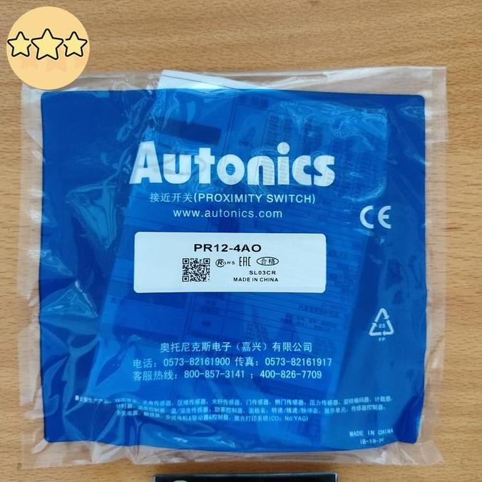 Tersedia Autonics PR12-4AO Proximity Sensor AUTONIC PR12 4AO PR124AO PR 12 4AO Inductive Proximity S
