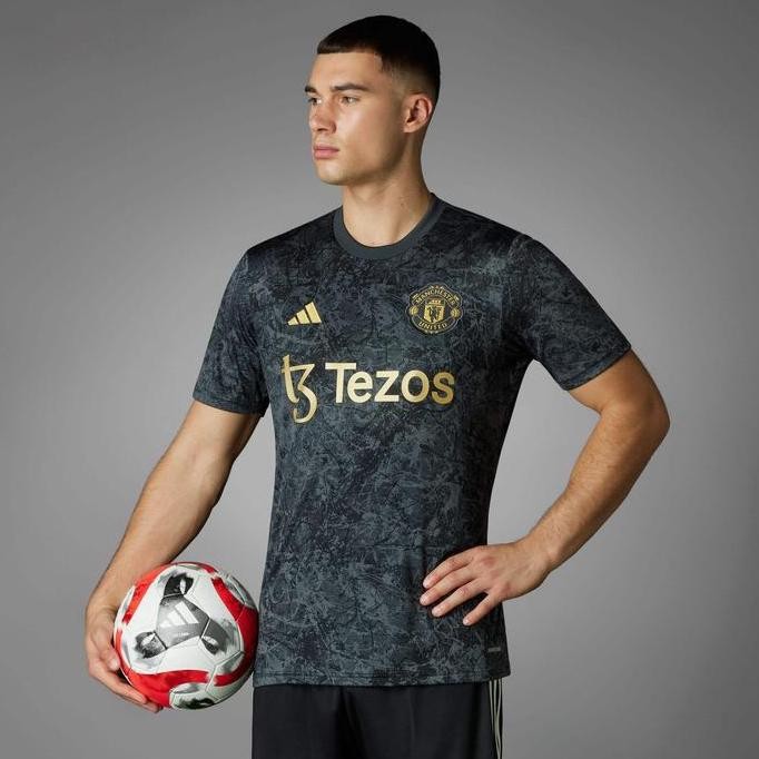 MANCHESTER UNITED STONE ROSES PRE-MATCH JERSEY