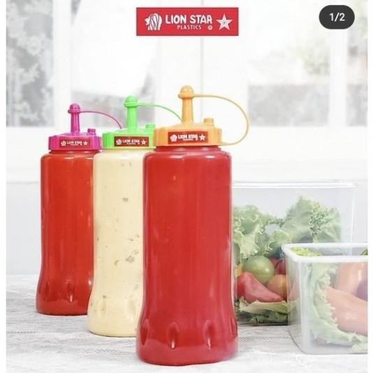 (Expert) Botol Saos Lion Star Bistro 1L 1000ML | Botal Sambal Saus| Botol Kecap
