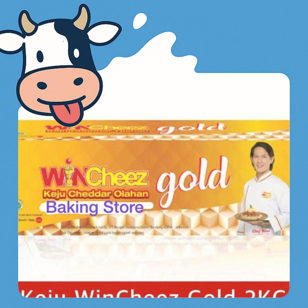 

Free Ongkir Keju Cheddar Cheese Wincheez Gold 2Kg
