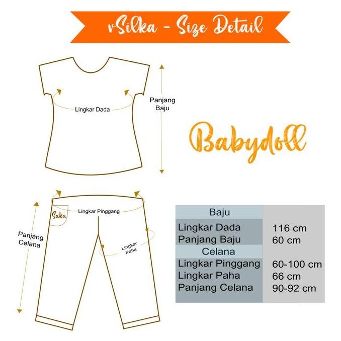 ready stock vSilka BABYDOLL RAYON PANJANG | BABYDOLL MURAH | BAJU Santai RUMAH murah