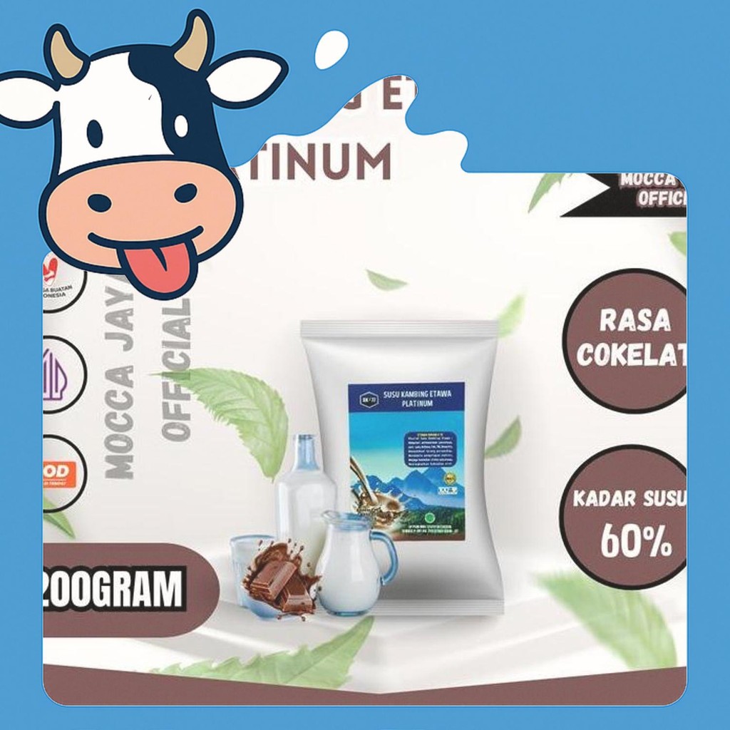 

Terbaru Susu Kambing Etawa Bubuk Pilihan Keluarga Sk-77 Platinum Rasa Cokelat Kemasan 1000Gr/500Gr/200Gr