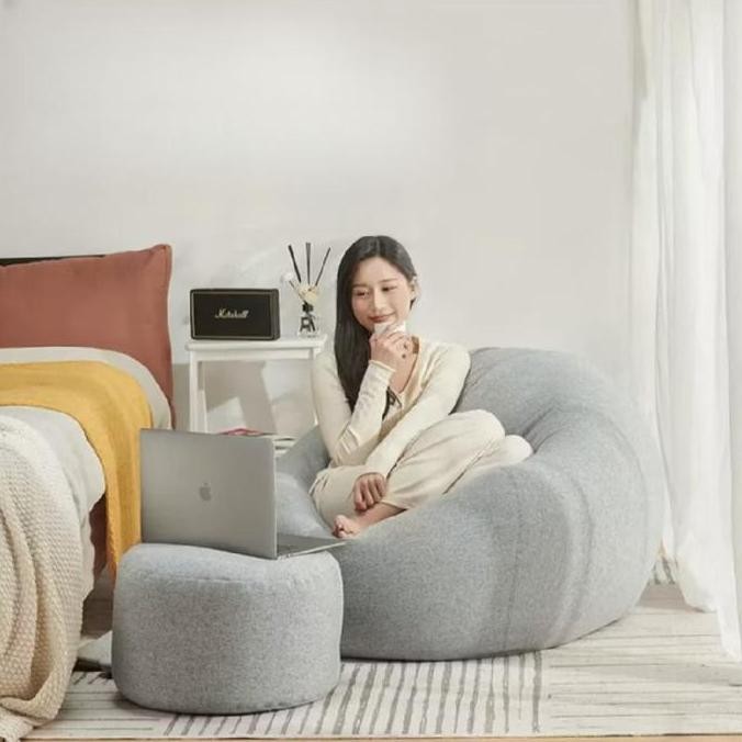 bean bag jumbo dewasa segitiga bantal santai murah