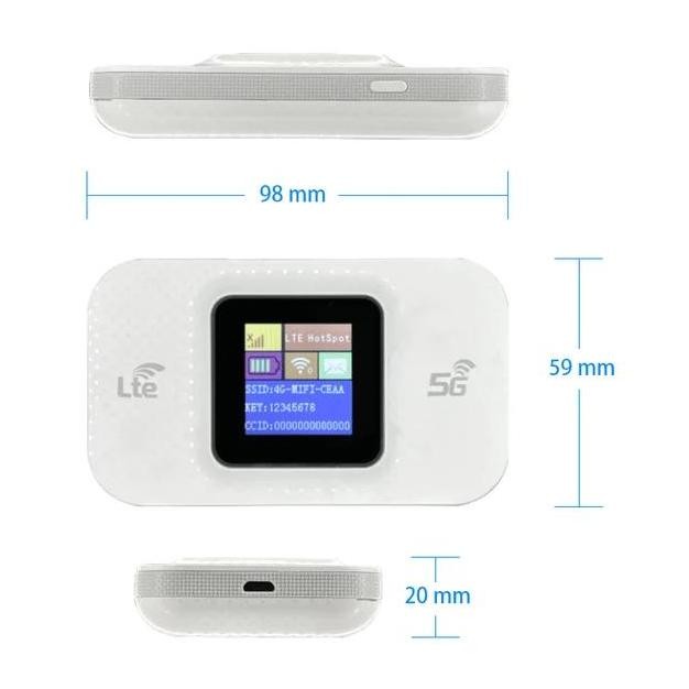 ready  Pocket modem wifi Mifi 4G LTE CAT 6 E5785 batre Jumbo