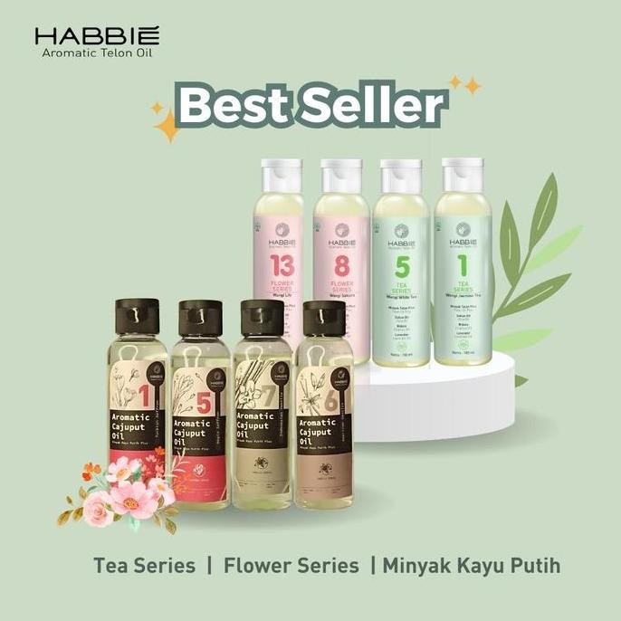 Promo BEST SELLER Habbie Telon Aromatic 100 ml & Minyak Kayu Putih Habbie 100 ml Bayi Kulit Lavender
