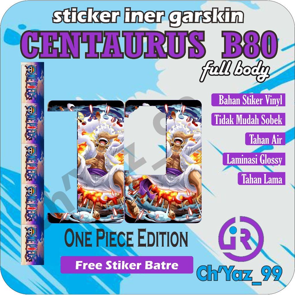 

Vynil Gloosy One Piece B80 Iner Lengkap 7 Garskin Stiker Custom Fullbody Bisa COD