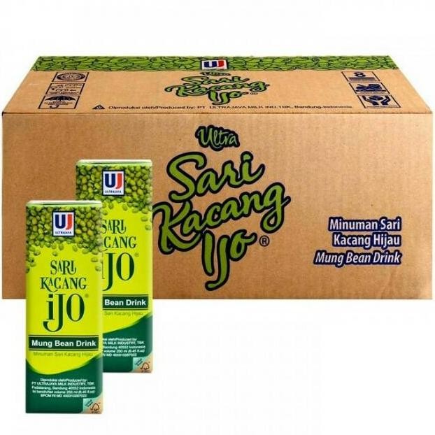 

(Expert) Ultra sari kacang ijo ukuran 250 ml isi 24 pcs