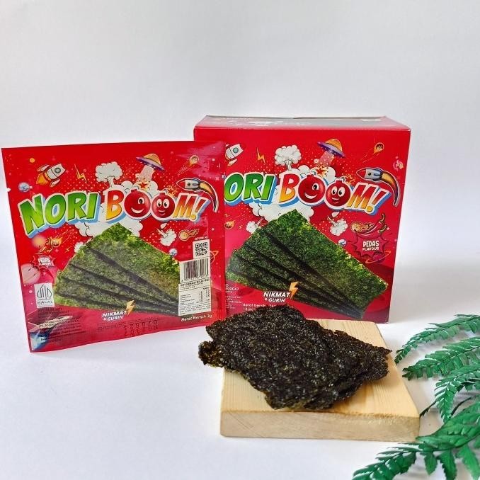 

(Expert) Snack Rumput Laut anak NORI BOOM 1 box isi 12 sachet