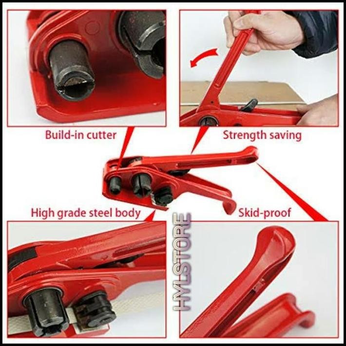

Poly Strapping Tensioner / Alat Pengikat Dus+Cutter