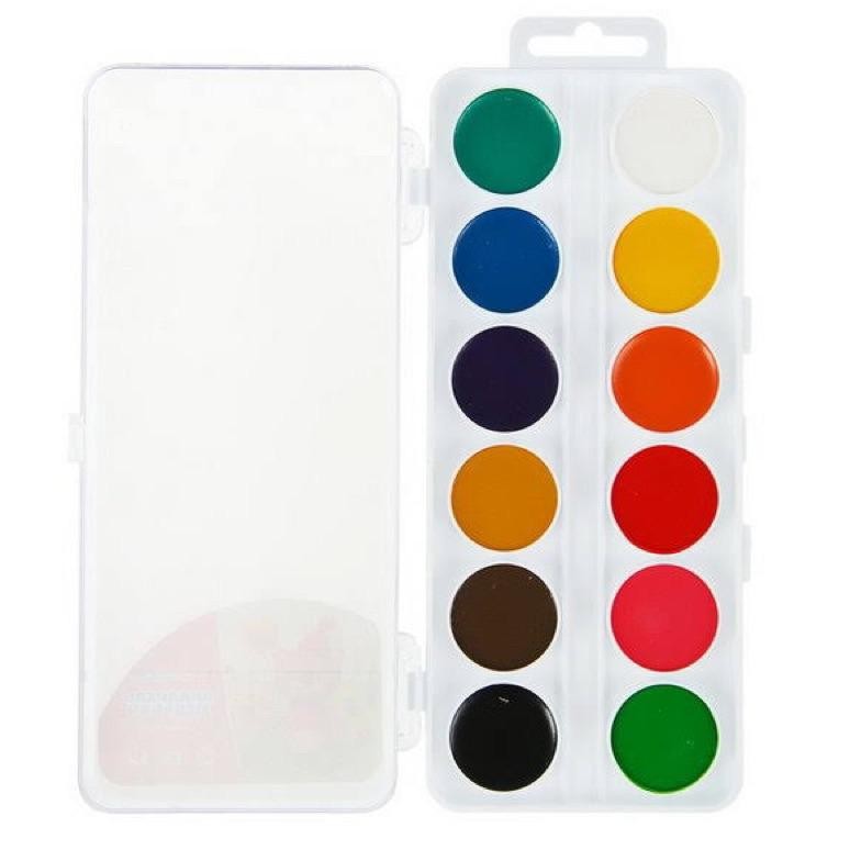 

Nevskaya Palitra Floret Tsvetik Kid Watercolor Set Plastic Palette Cat Air Terlaris