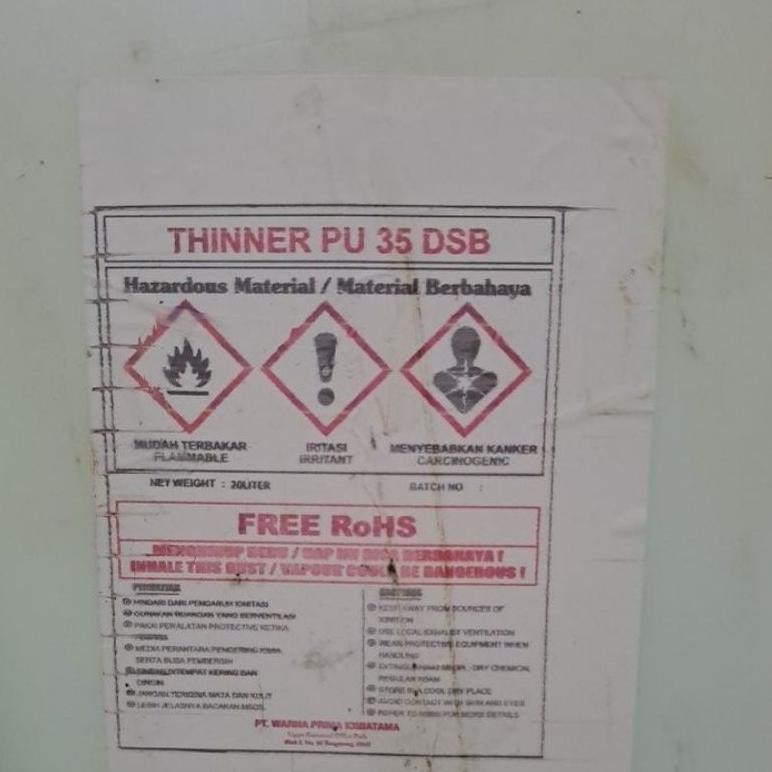 

Thinner Polyuretant/ thinner PU/ tiner PU Terlaris