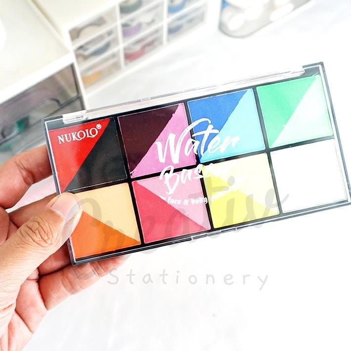 

Nukolo Face & Body Paint 15 Warna NK808F Water Based Cat Wajah Berbasis Air Terlaris