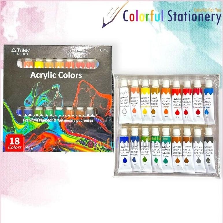 

Cat Acrylic Trifelo 18 Warna(TF AC-003) Terlaris