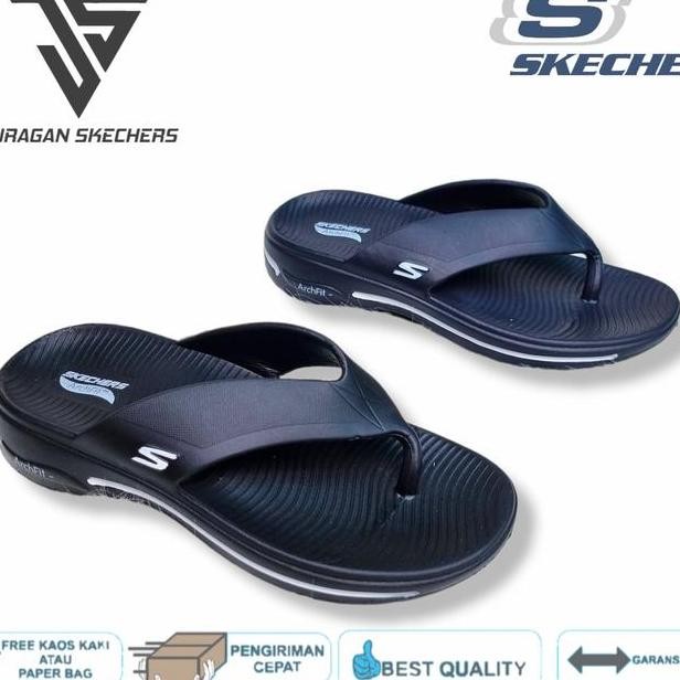 Sandal Skechers Arch Fitsandal Jepit Pria Sabdal Skechers Pria