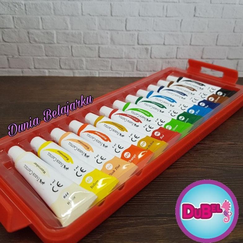 

Cat Air Faber Castell 12 Warna 6ml TUBE Kode 121004P / Water Color Faber Castell Tube Terlaris