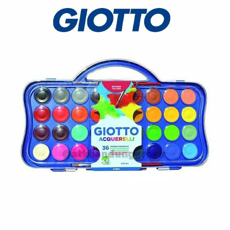 

Giotto Acquerelli Mini 36 Warna / Watercolor Cake / Cat Air ABG 1 set Terlaris
