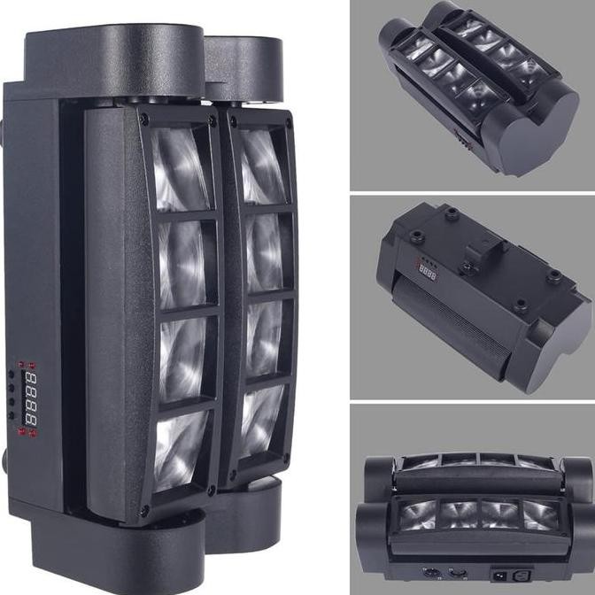 Keletool Beam mini Moving head Spider light lampu LED Lampu dj disco 85watt RGBW Lampu disko sensor 