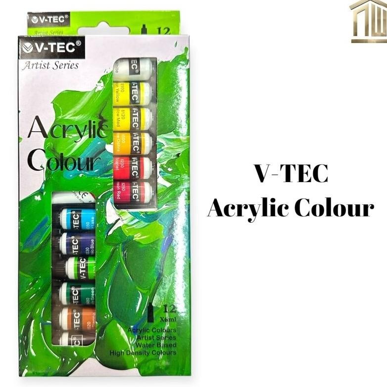 

Cat Acrylic V-TEC 12 Warna (Set) Terlaris