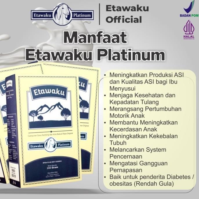 

(Expert) ETAWAKU PLATINUM ORIGINAL 100% SUSU KAMBING ETAWA