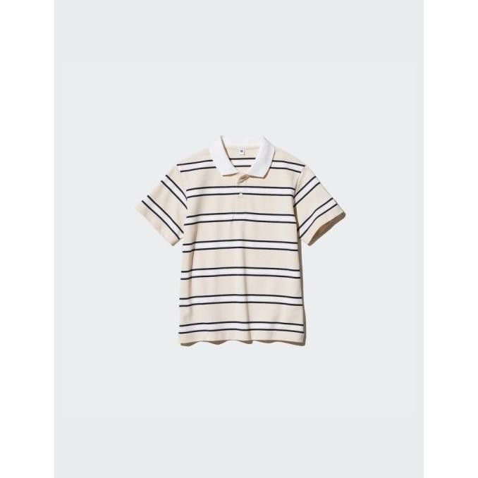 Promo Uniqlo Kids Kaos Polo Dry Pique | Garis