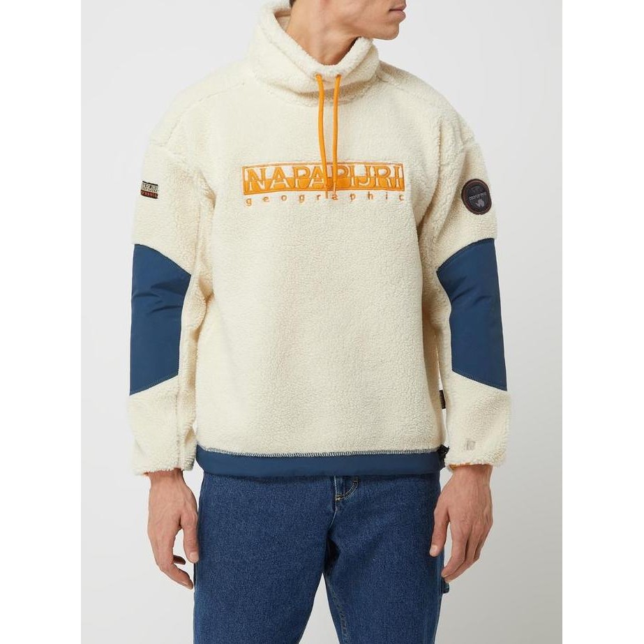 Sale Napapijri Teide T Fleece Sweatshirt (Ecru) Original
