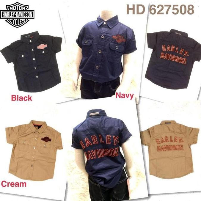 Promo Kemeja Anak Harley Davidson Kode-1