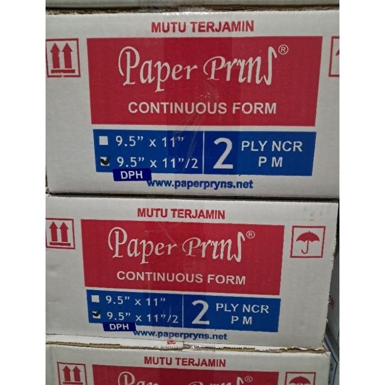 

KERTAS WARTEL DPH CONTINOUS FORM 2PLY BAGI 4 RB07