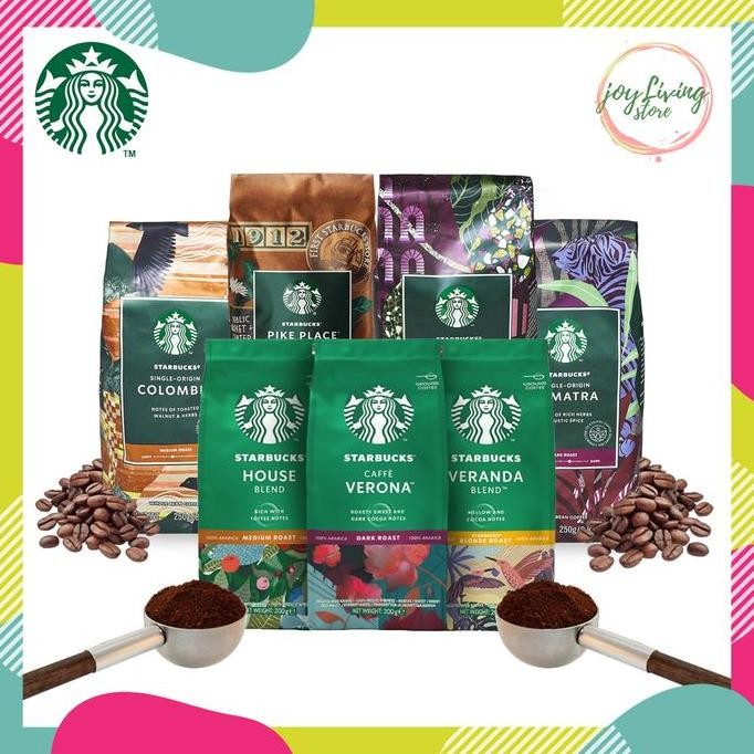 

Kopi Starbucks Bean And Ground Coffee Bag Blonde Medium Dark Roast