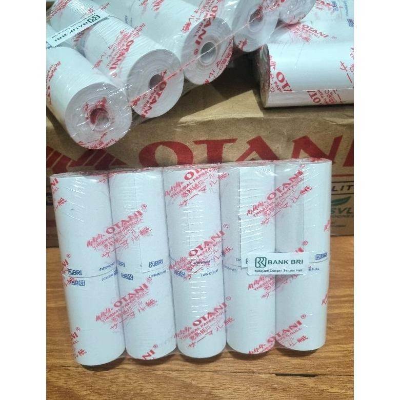 

Kertas Thermal Logo BRI 1 Dus Isi 100 Roll RB07