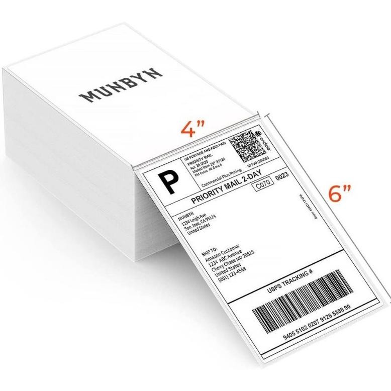 

100x100 100x150 Label Sticker Thermal / Direct Thermal Sticker / Kertas Thermal / Label Thermal / Kertas Stiker Resi / Kertas Printer Thermal / Stiker Thermal / Sticker Thermal 500pcs / Sticker Thermal A6 RB07