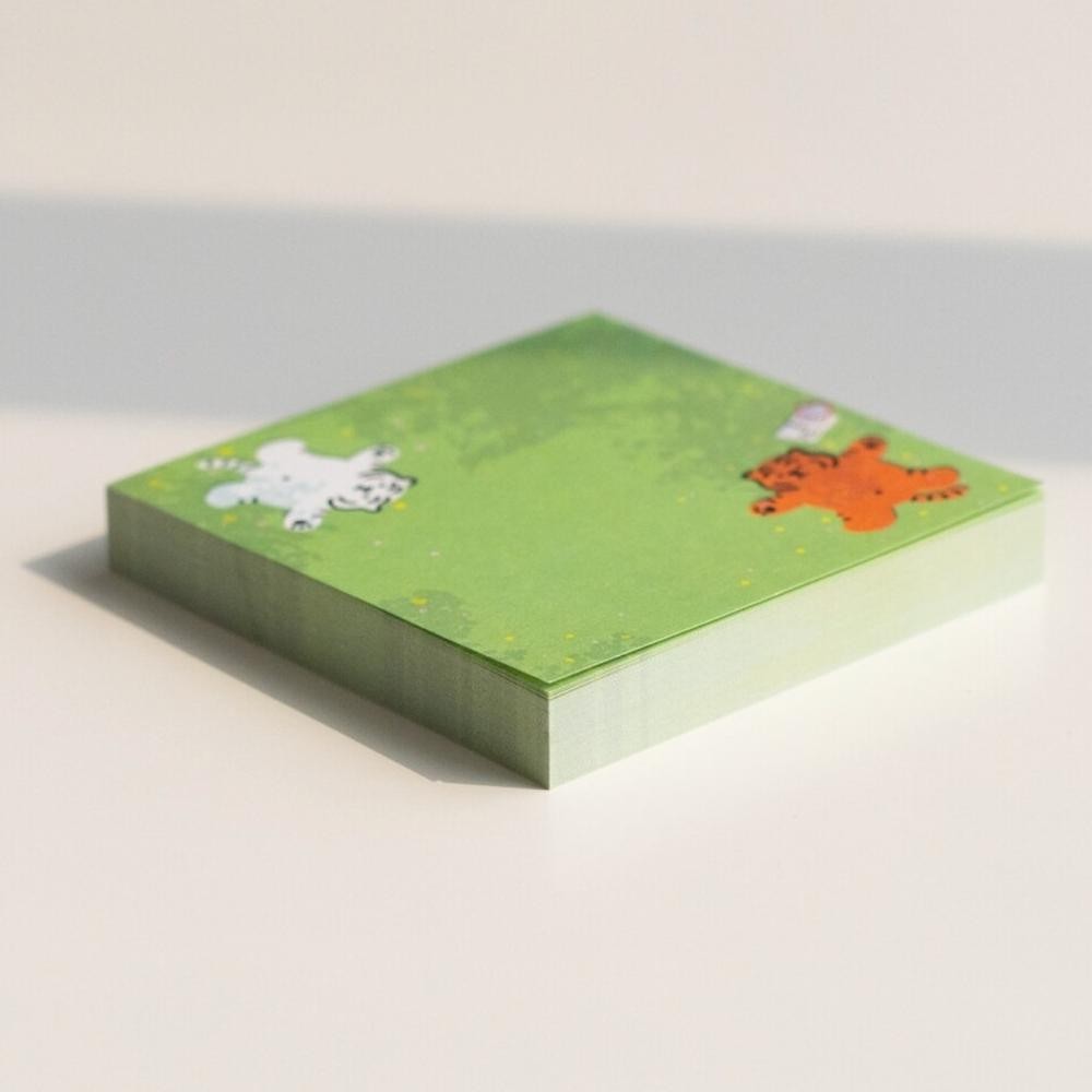 

Muzik Tiger Under the Tree Sticky Memo Pad Premium RB07