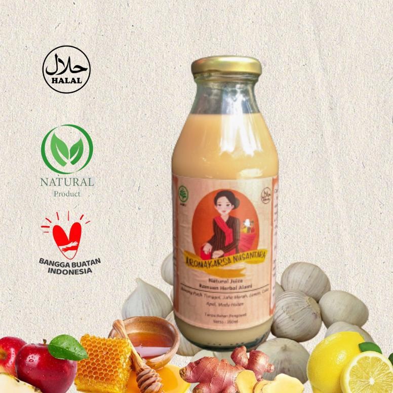 

Jus Bawang Putih Tunggal,Jahe Merah,Lemon,Madu Hutan,Cuka Apel /Vitamin Herbal