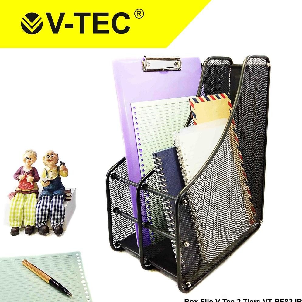 

V-Tec Box File Besi 2 Tiers Hitam VT-BF82JR