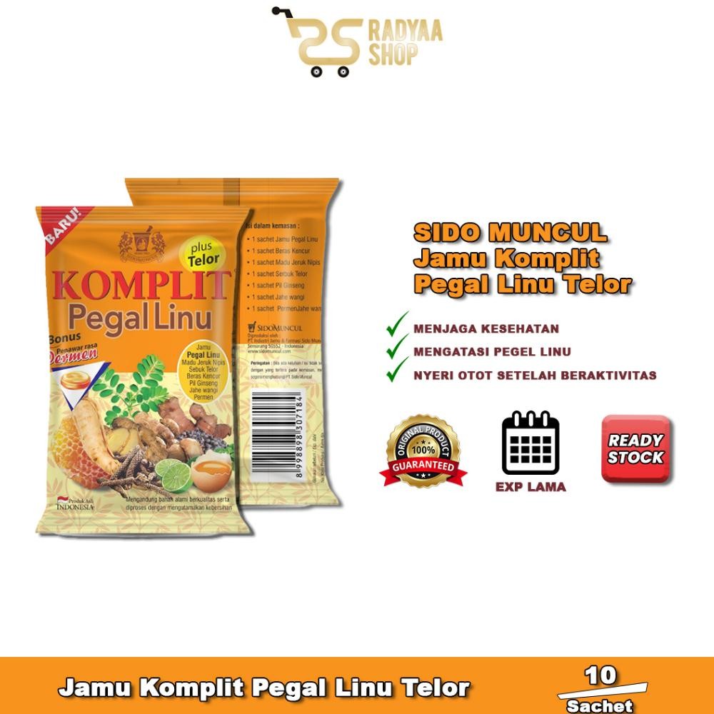 

Sido Muncul Jamu Komplit Pegal Linu Telor 10 sachet