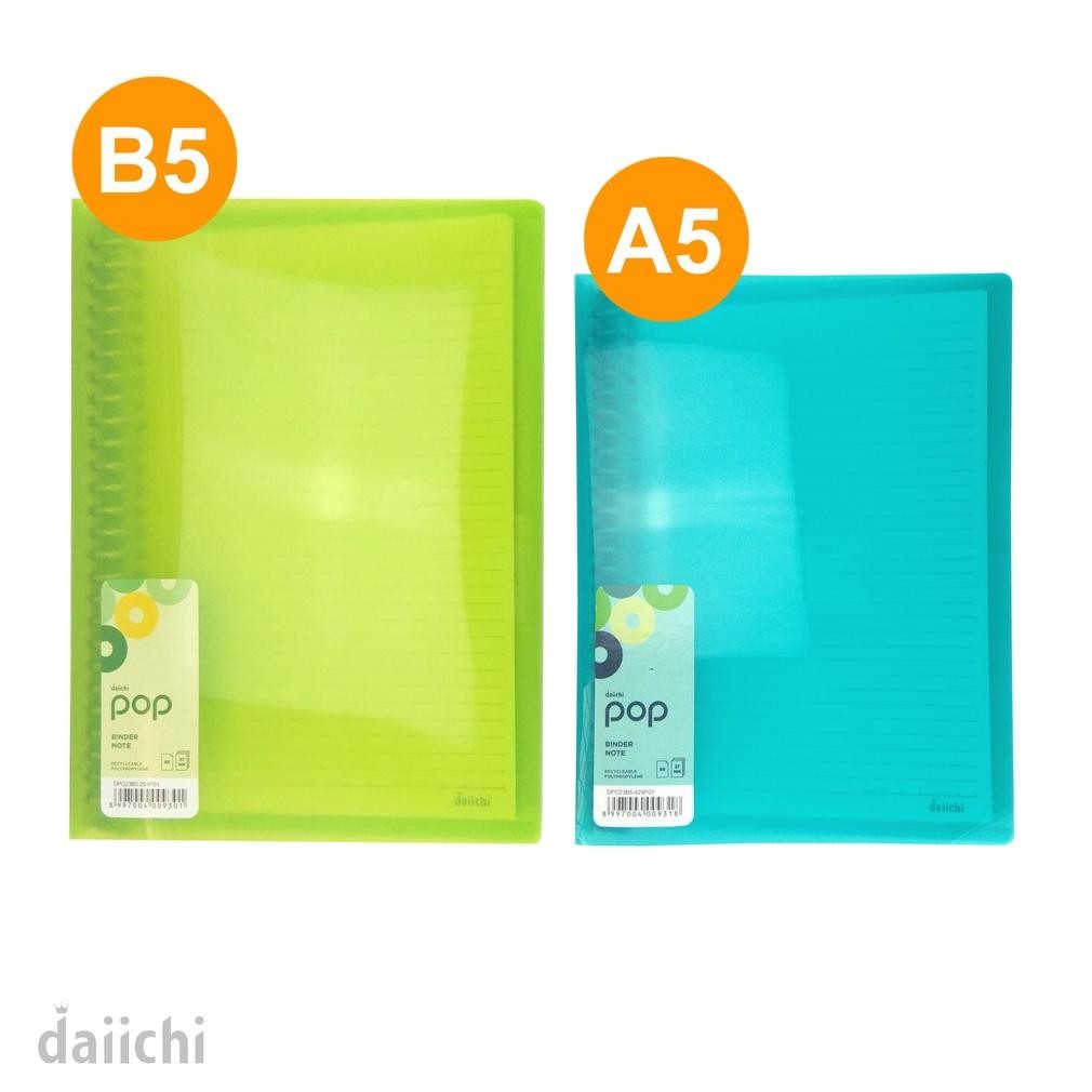 

Daiichi - Binder Note Ring Besi File Buku Binder Isi Kertas Dan Pembatas Dpo Cover Transparan Ukuran A5/B5