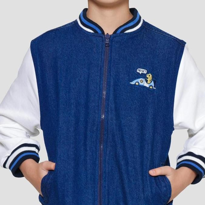 Promo Little M Denim Kombi Jaket Anak Laki-Laki 121119192