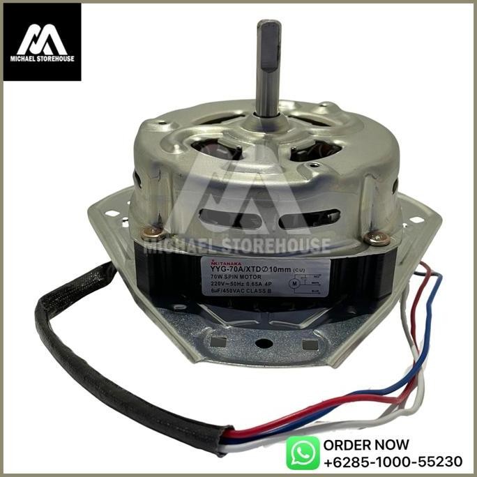 DINAMO SPIN MOTOR PENGERING MESIN CUCI UNIVERSAL YYG 70A XTD 70 WATT TEB