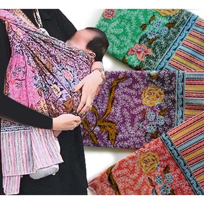 Kain Gendongan Bayi Samping Jarik Batik Tradisional Podomoro Kualitas Premium 250 X 90Cm Termurah / 