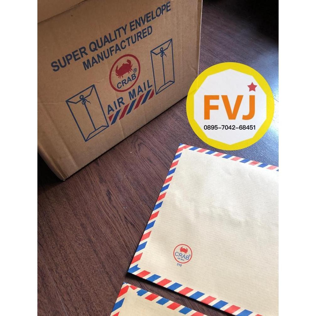 

Baru Amplop Dinas Coklat Folio Tali 100pcs Airmail Crab Harga Grosir