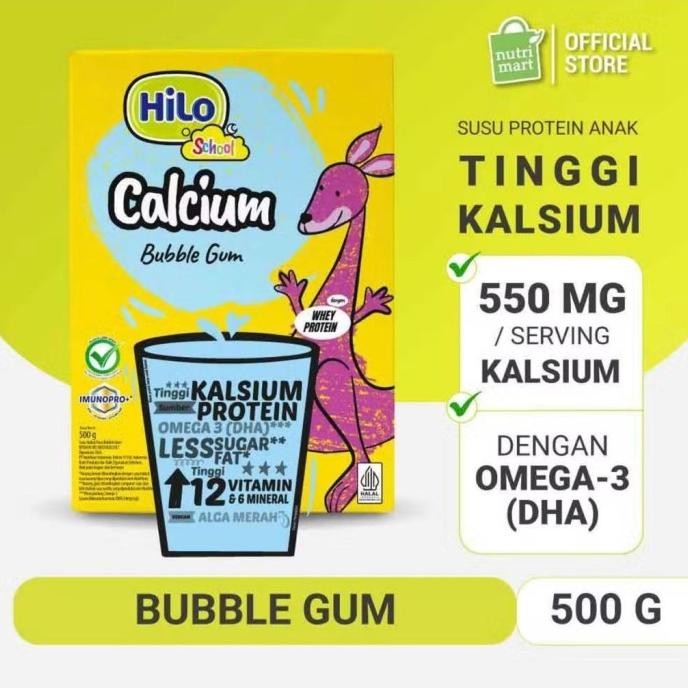 

(Expert) HiLo School 500gr Hi Lo Coklat Madu Bule Gum Cotton Candy Vanila