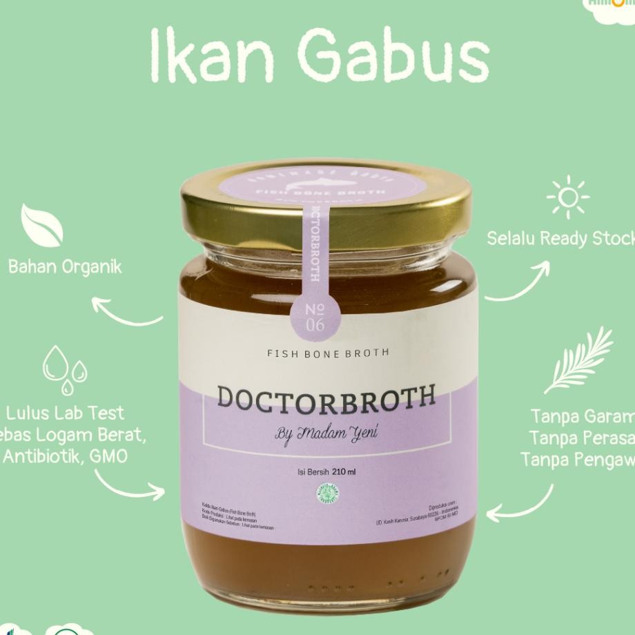 

Kaldu Tulang Doctor Broth Fish Bone Broth Kaldu Ikan Gabus Kaldu Ikan Salmon