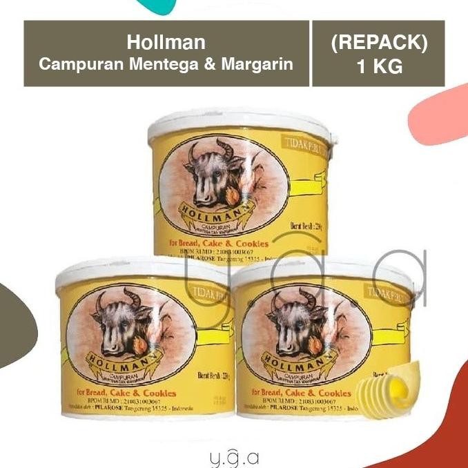 

(Expert) Hollman Butter Mentega Margarin (REPACK) 1KG