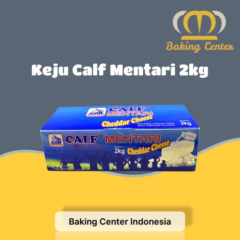 

Baru Keju Calf Mentari 2Kg - Keju Cheddar Ekonomis Halal