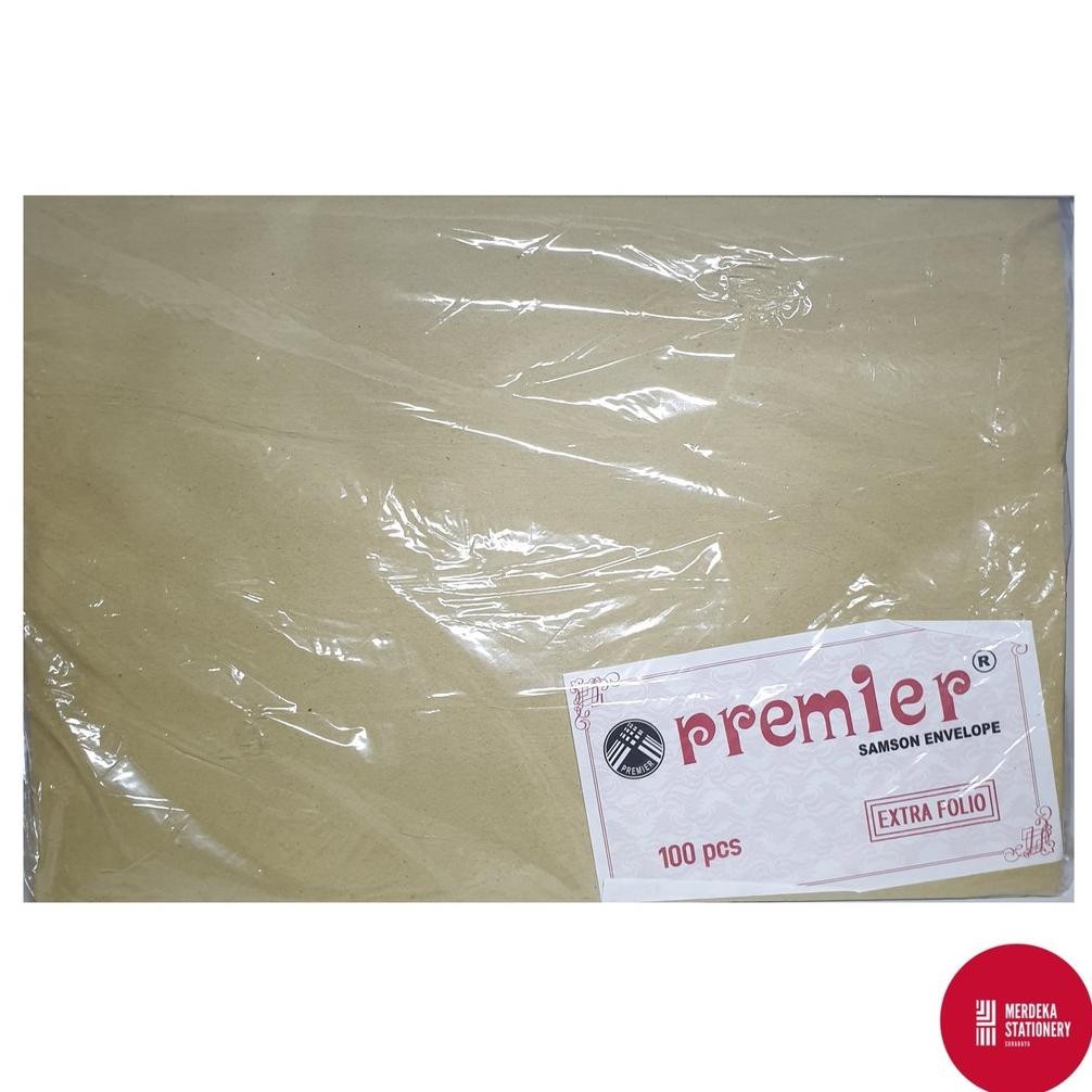 

Baru Amplop Coklat Premier Samson E 28x40cm Isi 100 Lembar / Tebal