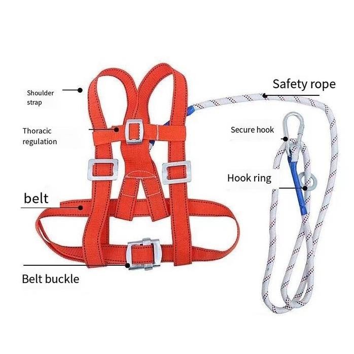 

Terlaris 3 Point Adjustable Dataran Tinggi /Safety Body Harness/Sabuk Pengaman