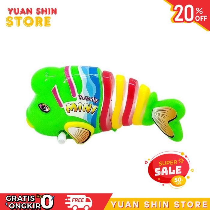 MAINAN ANAK IKAN BERJALAN MAINAN IKAN BERGERAK DAN MENGGOYANG EKOR AR156 / MAINAN IKAN GOYANG / MAIN