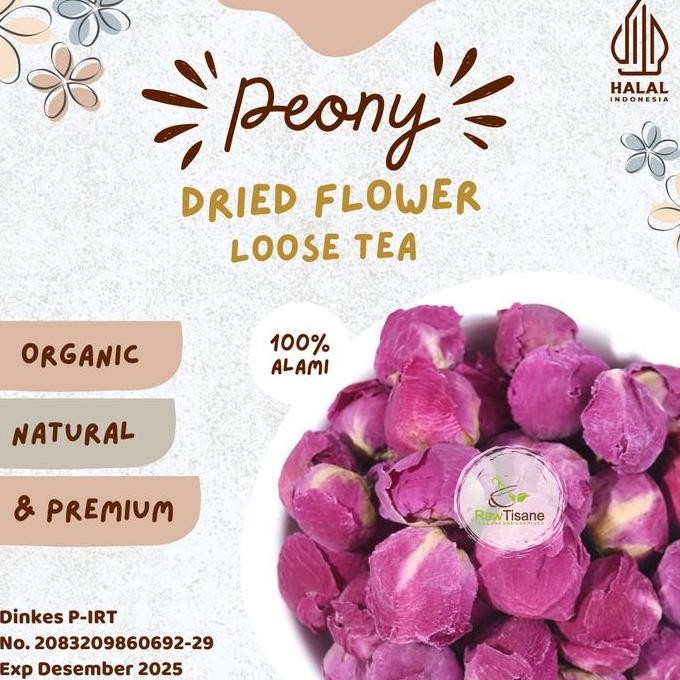 

SALE!!! Peony Flower Tea / Peony Bud Flower Tea / Teh Bunga Peony 25 Gram
